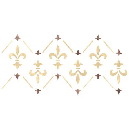 Fleur de Lis Wall Stencil | 3167 by Designer Stencils | Pattern Stencils | {1}