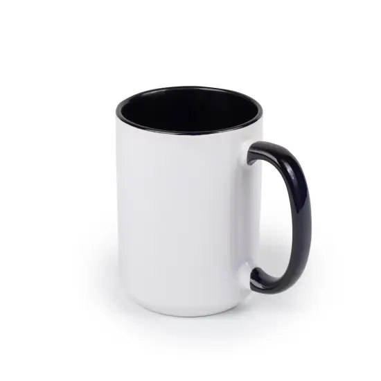 15oz Inner Color Mug - Black (Pack of 12) {2}