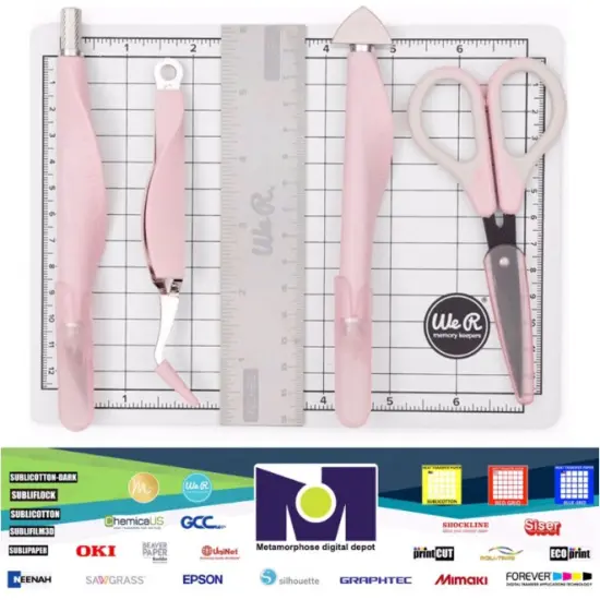 We R Memory Keepers - Hand Tools - Mini Tool Kit - Pink 60000463 {1}