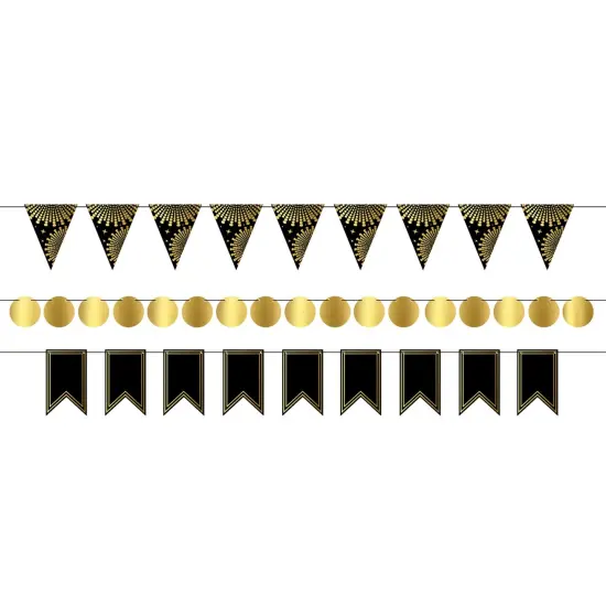 Foil Mini Streamer Kit, (Pack Of 12) {1}
