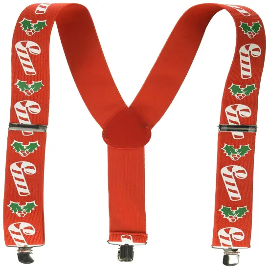 Candy Cane & Holly Suspenders (Pack of 12) {1}