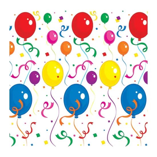 Balloons & Confetti Backdrop (Pack of 6) {1}
