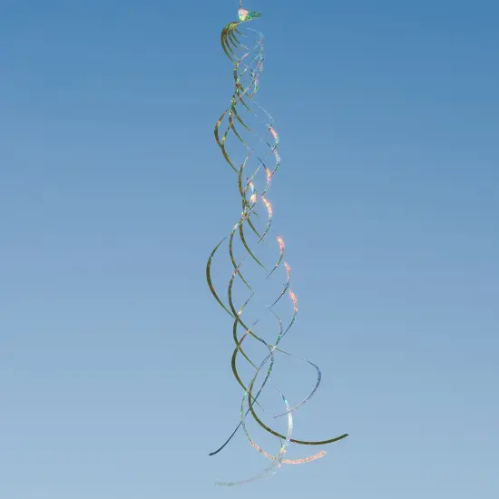 In the Breeze Silver Mylar Turbulence - Hanging Decoration & Yard Art - Bird & Animal Deterrent {2}