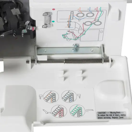 Janome 8002D 3/4 Thread Portable Overlock Mechanical Serger {2}