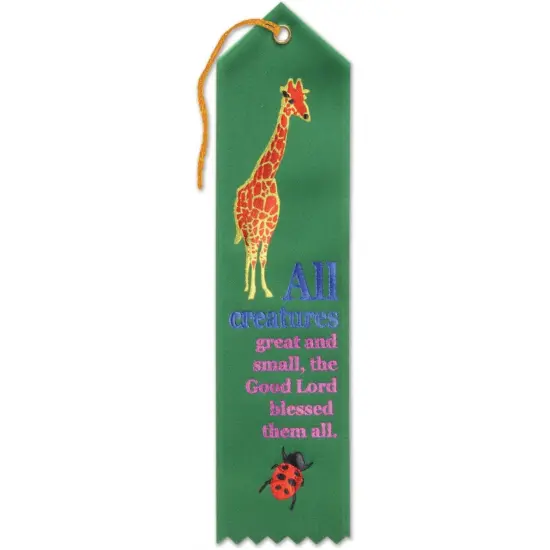 All Creatures Great And Small Ribbon (Pack of 6) {1}