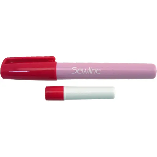 Sewline Water-Soluble Fabric Glue Pen W/Refill-Blue {2}