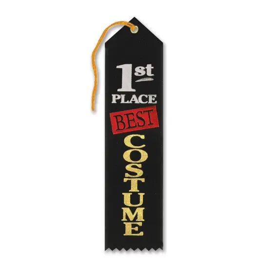 Best Costume 1st Place Award Ribbon (Pack of 6) {1}