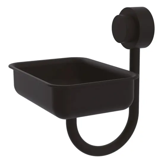 Venus Collection Wall Mounted Soap Dish With Dotted Accents - 432D-Orb {1}