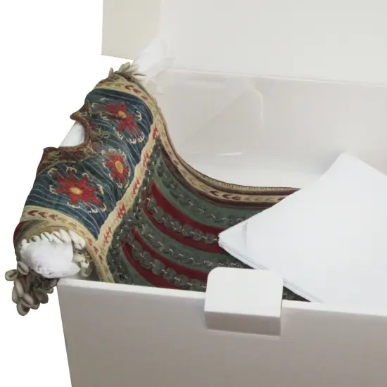 PROP-IT Acid-Free Museum Quality Storage Chest for Textiles-Extra Large Size 6"X18"X40" {3}