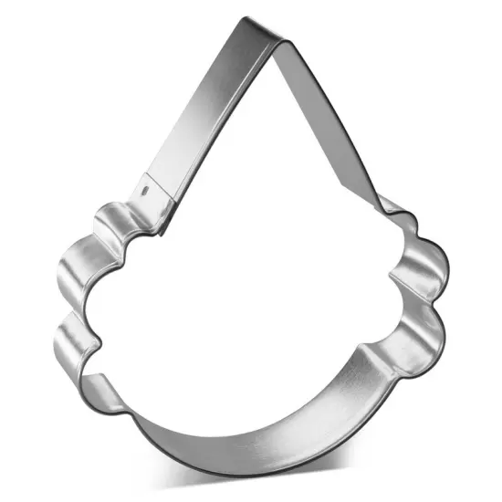 Clown Face Cookie Cutter 4.25 in, CookieCutter.com, Tin Plated Steel, Handmade in the USA {1}