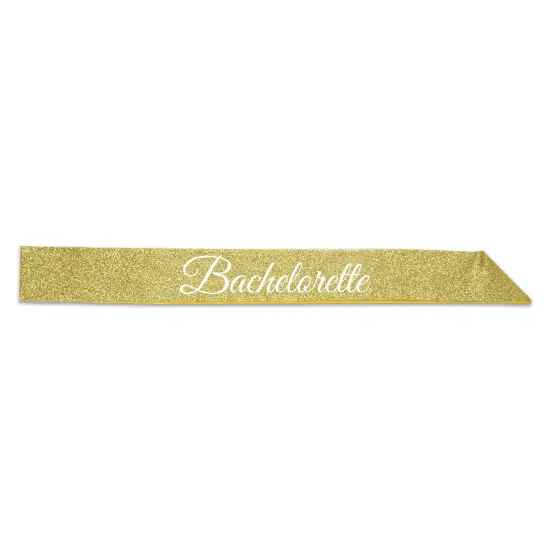 Bachelorette Glittered Sash, (Pack of 6) {1}