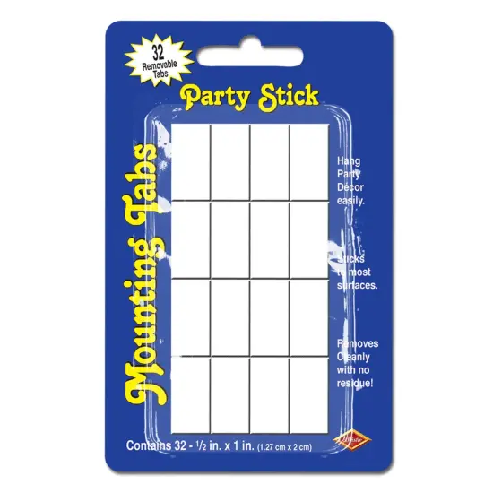 Party Stick Mounting Tabs (Pack of 12) {1}
