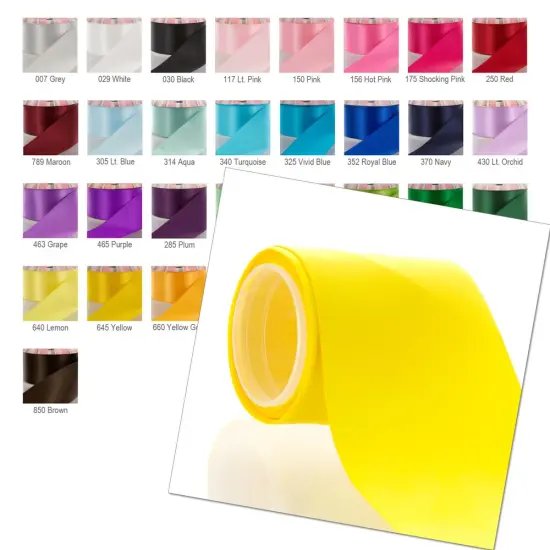 2.25" Double Faced Satin Ribbon Apple Green {2}