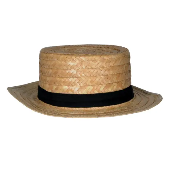 Straw Skimmer Hat, (Pack of 12) {1}