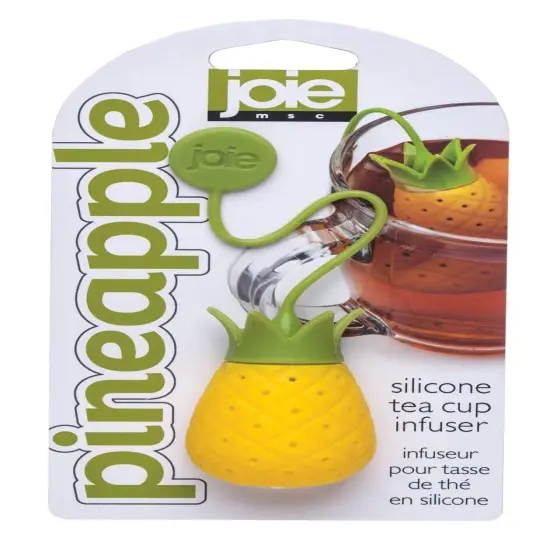 Joie Pineapple Shaped Silicone Loose Leaf Tea Cup Infuser Ball Strainer {2}