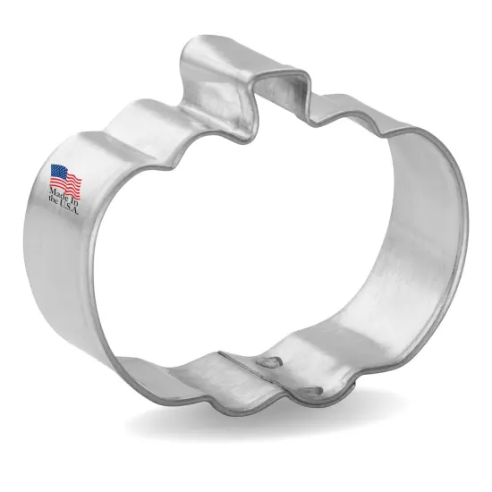 Mini Pumpkin Cookie Cutter 1.5 in, CookieCutter.com, Tin Plated Steel, Handmade in the USA {1}