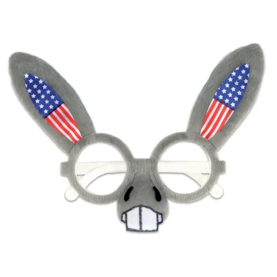 Patriotic Donkey Glasses, (Pack Of 12) {1}