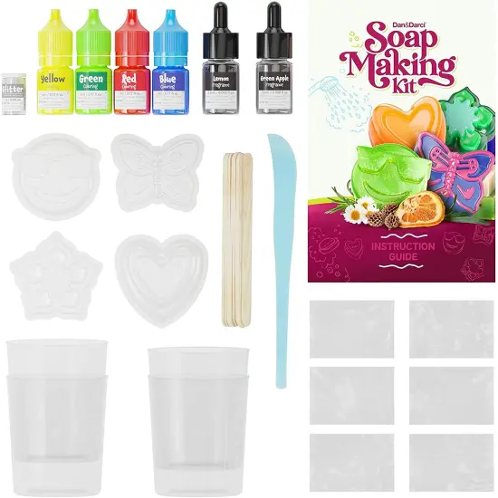 Dan&Darci Soap Making Kit for Kids - Kids Crafts Science Project Toys - Gifts for Girls and Boys Ages 6-12 - Kid DIY Soap Kits {2}