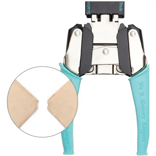 Crop-A-Dile Corner Chomper Tool-Stub & Scallop {2}