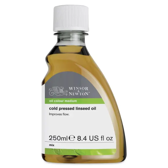 Winsor & Newton Cold Pressed Linseed Oil - 250 ml bottle {1}