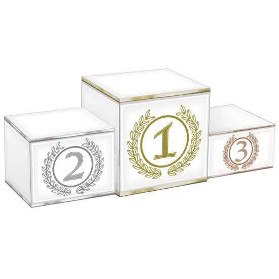 3-D Podium Centerpiece, (Pack of 12) {1}