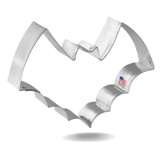 Bat Cookie Cutter 4", CookieCutter.com, Tin Plated Steel, Handmade in the USA {1}