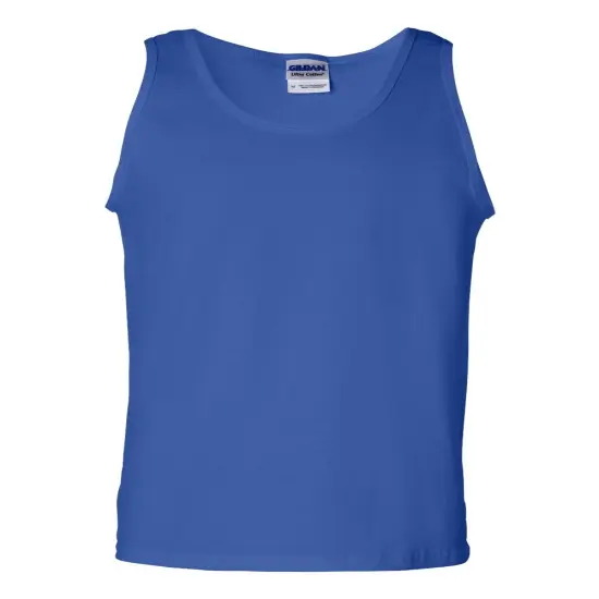 Gildan&reg; Ultra Cotton Crewneck Sleeveless Tank Top - 2200 Royal {1}