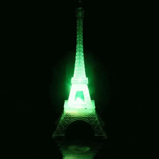 10" PARIS EIFFEL TOWER Centerpiece with LED Lights {4}