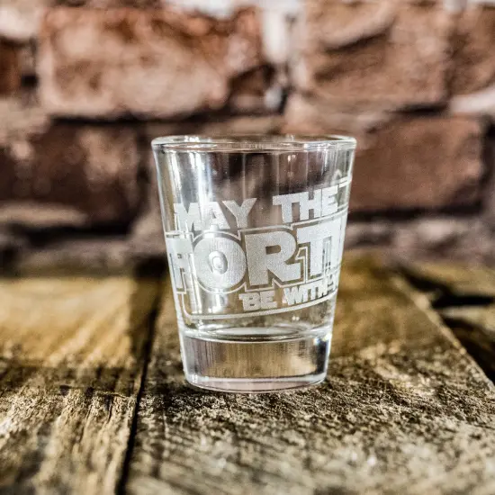 2oz May the Forties be with You Shot glass {4}