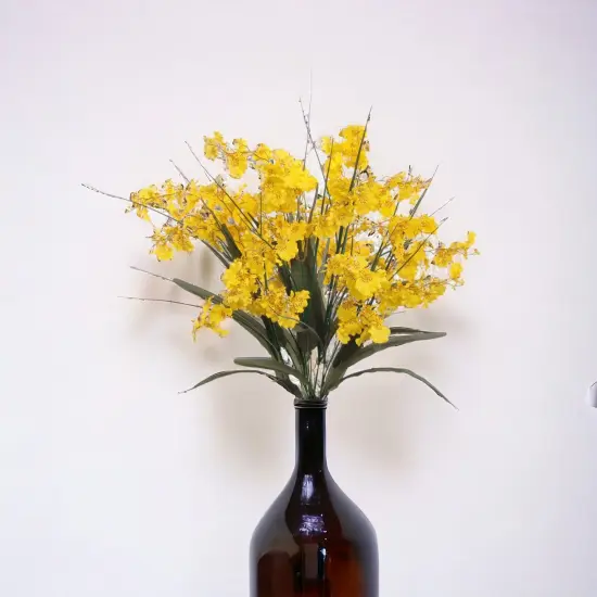 12-Pack: Dancing Orchid Bush with Silk Flowers & Foliage, Floral Home by Artificial Flowers {2}