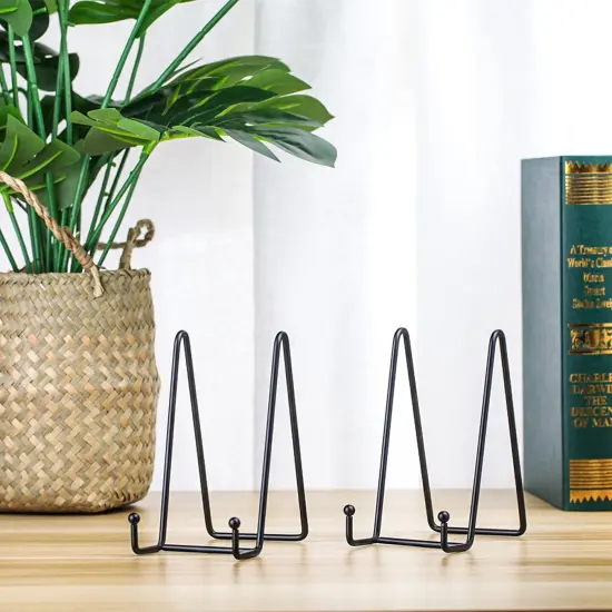 LIONWEI LIONWELI Decorative Plate Stand Holder Picture Frame Stand Easel Display Stand {5}