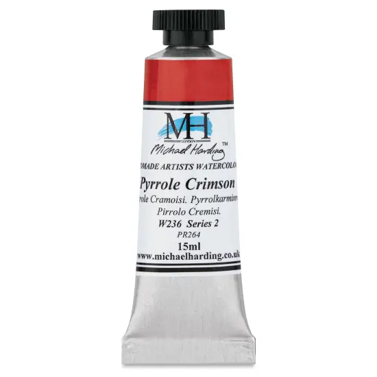 Michael Harding Artists Watercolor - Pyrrole Crimson, 15 ml {1}