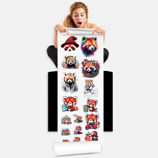 Red Panda Direct-to-Film DTF Transfer Gang Sheets - 22x60 {2}