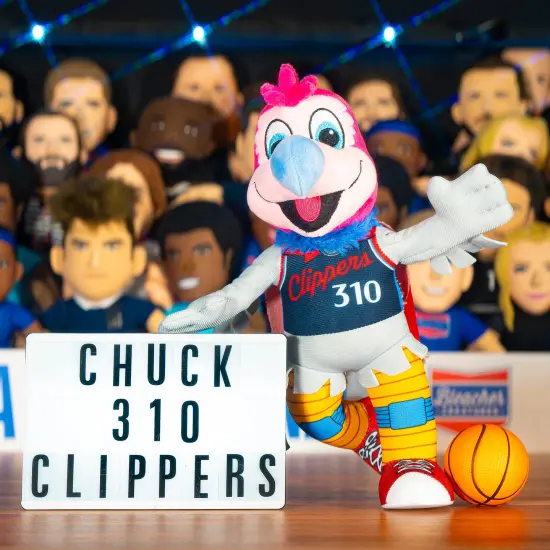 Bleacher Creatures Los Angeles Clippers Chuck the Condor 10" Mascot Plush Figure (Blue Uniform) {2}