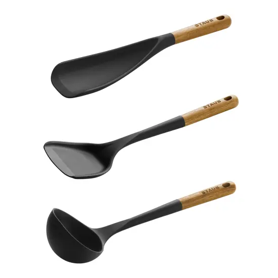 Staub Silicone with Wood Handle Cooking Utensil Sets {2}