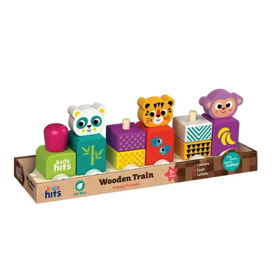 Kids Kits Wooden Train: Happy Friends {6}