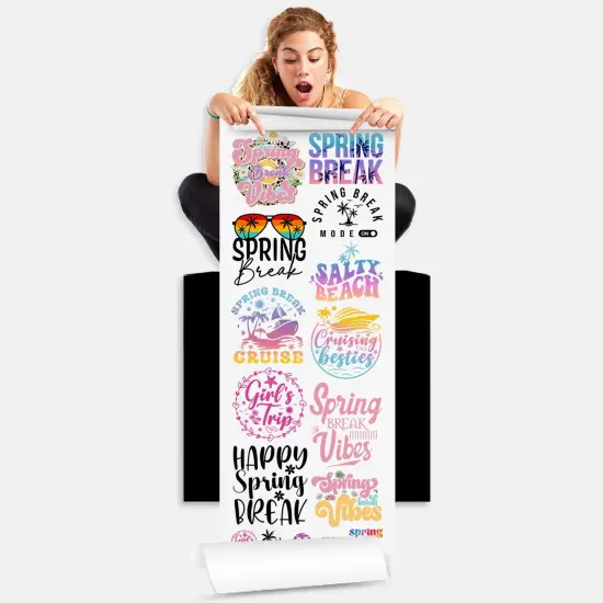 Spring Break Vibes Direct-to-Film Transfer Gang Sheets - 22x60 {2}