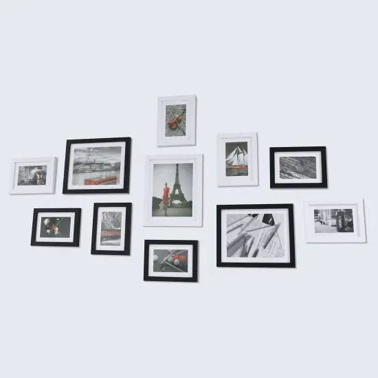 Shappy 68 Pieces Photo Frame Hanging Hooks Kit Picture Frame Hooks Frame Picture Hanger Kit for Home Office Photo Picture Painting Hanging, Assorted {5}