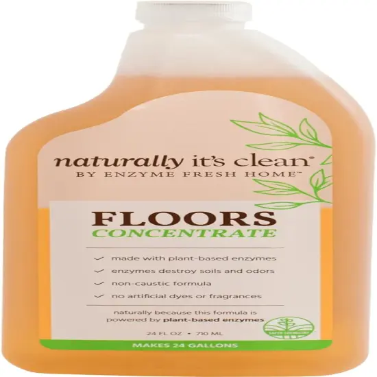 Naturally It's Clean Floor Cleaner (Makes 24-gallons) For All Floor Types (Plant Based Enzymes) | RAHEEV&reg; {1}