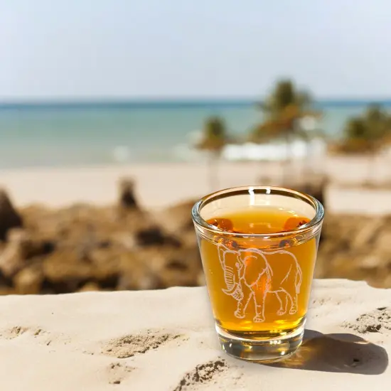 2oz Elephant Shot Glass {6}