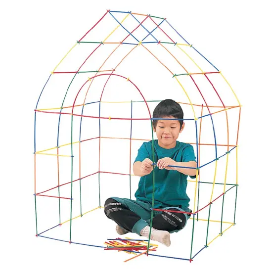 Roylco Straws and Connectors - 400 Pieces {6}