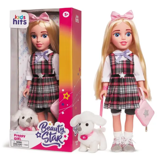 Beauty Star Dolls: Preppy Girl. Where Fashion, Fun, and Furry Friends Unite! {1}