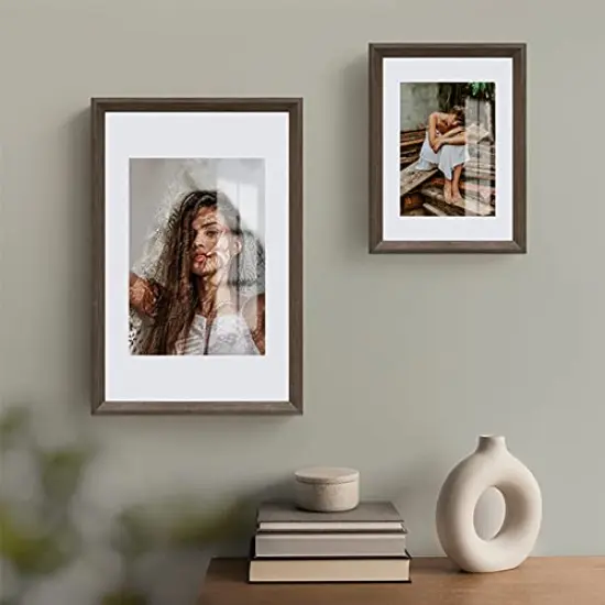 15 Pack 5x7 White Picture Mats, Frame Mattes for 4x6 Pictures Display Photo Frame Mat Core Bevel Cut Mat Board Show Kit for Photos, Prints, Artworks {3}