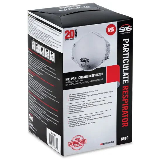 SAS N95 Particulate Respirator - Box of 20 {1}