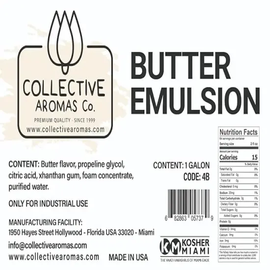 Generic&reg; Butter Emulsion for Bakery Kosher Parve {2}