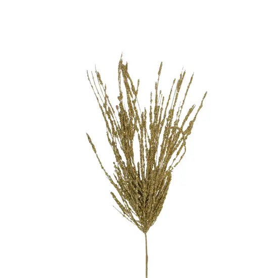 Select Artificials 36" Brown and Gold Glittered Pine Artificial Christmas Spray {4}