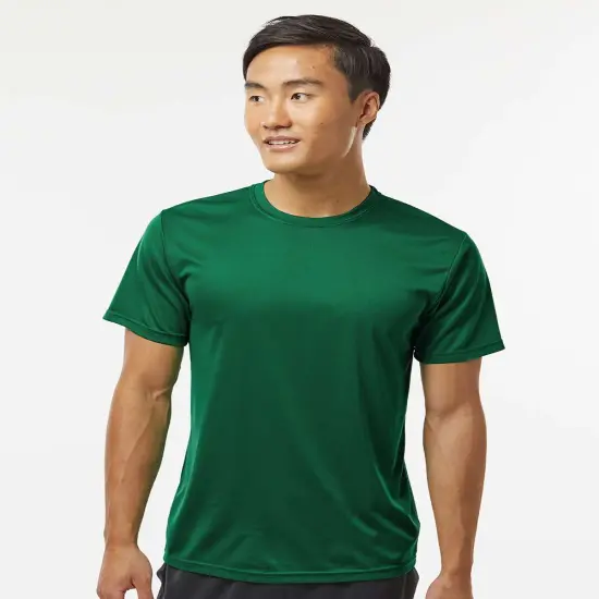 Augusta Sportswear&reg; Nexgen Wicking Classic Crew Neck Short Sleeve T-Shirt Silver {3}