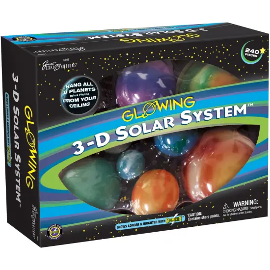 Great Explorations Glowing 3D Solar System Kit {2}