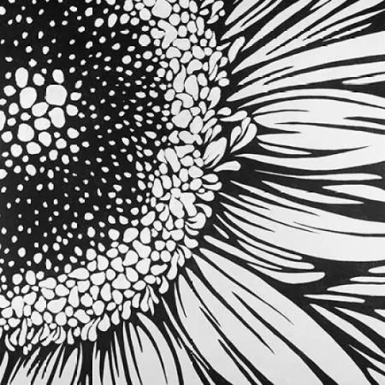 Gerbera Flower Outline Style Poster Print by Atelier B Art Studio - Item # VARPDXBEGFLO123 {1}