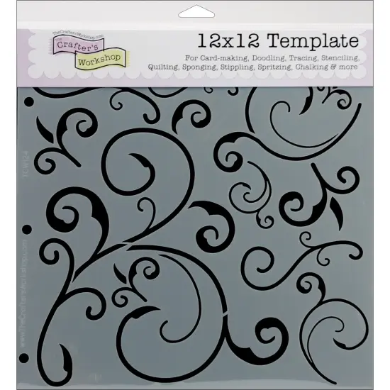 Crafter's Workshop Template 12"X12"-Capricious {1}